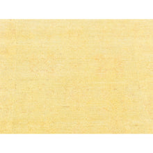 Load image into Gallery viewer, 2&#39;6&quot;x15&#39;10&quot; Yellow, Overdyed Peshawar Hand Knotted Pure Wool, XL Runner Oriental Rug FWR481494