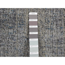 Load image into Gallery viewer, 2&#39;5&quot;x10&#39;8&quot; Gray Fine Jacquard Hand Loomed Modern Runner Wool and Art Silk Oriental Rug FWR481662