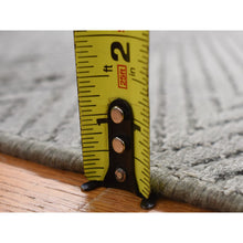 Load image into Gallery viewer, 2&#39;x3&#39;1&quot; Beige, Hand Loomed, Modern Chevron Design, Plant Based Silk, Mat Oriental Rug FWR482238