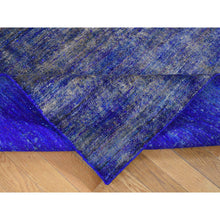 Load image into Gallery viewer, 8&#39;9&quot;x12&#39; Purple with Gold, Modern Design, Sari Silk, Hand Knotted, Oriental Rug FWR482676