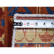 Load image into Gallery viewer, 2&#39;1&quot;x2&#39;1&quot; Chocolate Brown, Hand Knotted Pure Wool, Zero Pile Mamluk Design, Sample Fragment, Mat Square Oriental Rug FWR482802