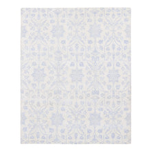 Load image into Gallery viewer, 8&#39;x9&#39;10&quot; Gray on Beige, Lotus and Tulip Flower Design, Tone on Tone, Hand Knotted, Pure Wool Oriental Rug FWR483018
