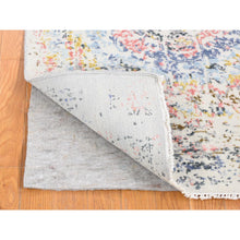 Load image into Gallery viewer, 3&#39;x5&#39; Colorful, Wool and Silk Hand Knotted, Modern Galaxy Design, Oriental Rug FWR483084