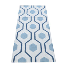 Load image into Gallery viewer, 2&#39;7&quot;x6&#39; Ivory, Soft Wool Hand Woven, Kilim Geometric Design Flat Weave, Reversible Runner Oriental Rug FWR483252