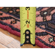 Load image into Gallery viewer, 4&#39;x7&#39; Peach Color, New Persian Hamadan with Anchor Medallion Design, Natural Wool Hand Knotted Oriental Rug FWR483444