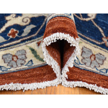 Load image into Gallery viewer, 10&#39;x13&#39;10&quot; Honey Brown, Antiqued Peshawar Heriz with All Over Design, Hand Knotted Pure Wool, Oriental Rug FWR483762