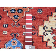 Load image into Gallery viewer, 10&#39;x14&#39; Imperial Red, Afghan Ersari with All Over Geometric Design, Pure Wool Hand Knotted, Oriental Rug FWR483852