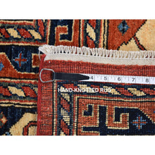 Load image into Gallery viewer, 10&#39;x14&#39; Imperial Red, Afghan Ersari with All Over Geometric Design, Pure Wool Hand Knotted, Oriental Rug FWR483852