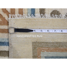 Load image into Gallery viewer, 13&#39;9&quot;x23&#39;5&quot; Ivory, Vintage Chinese, Ming Dynasty, Hand Knotted, Full Pile, XL, Sides and Edges Professionally Secured, Pure Wool Oriental Rug FWR484206
