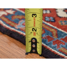 Load image into Gallery viewer, 11&#39;x17&#39;6&quot; Midnight Blue with Rust, Antique Persian Serapi Heriz, Rare Gold Color Throughout, Good Condition, Clean, No Repairs, Hand Knotted, Pure Wool Oriental Overzized Rug FWR484212