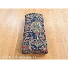 Load image into Gallery viewer, 9&#39;x12&#39; Barn Red, Antique Persian Feraghan Sarouk, Evenly Worn Soft and Supple, Hand Knotted Soft Wool, No Repairs, Clean, Sides and Edges Professionally Secured, Oriental Rug FWR484332