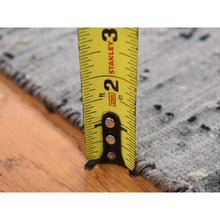 Load image into Gallery viewer, 5&#39;1&quot;x7&#39; Black Coral, Broken Persian, Erased Design, Silk With Textured Wool, Hand Knotted, Oriental Rug FWR484632