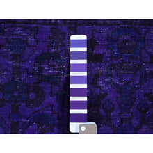 Load image into Gallery viewer, 6&#39;2&quot;x8&#39;10&quot; Northwestern Purple, Overdyed Bakhtiari Garden Design, Hand Knotted, Pure Wool, Oriental Rug FWR485400