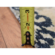 Load image into Gallery viewer, 5&#39;10&quot;x8&#39;7&quot; Almond Brown, Tone on Tone Ikat Design, Pure Wool, Hand Knotted, Oriental Rug FWR485784