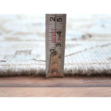 Load image into Gallery viewer, 7&#39;6&quot;x10&#39;10&quot; Beige Vintage Persian Kerman Hand Knotted Worn Wool Sheared Low Shabby Chic Distressed Look Oriental Rug FWR487602
