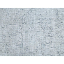 Load image into Gallery viewer, 7&#39;1&quot;x10&#39;8&quot; Beige Vintage Persian Tabriz Hand Knotted Worn Wool, Sheared Low, Distressed Look Shabby Chic Oriental Rug FWR487686