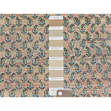 Load image into Gallery viewer, 3&#39;2&quot;x9&#39;4&quot; Light Red, Sheared Low, Vintage Persian Serab with Small Boteh Repetitive Design, Hand Knotted, Distressed, Pure Wool Wide Runner Oriental Rug FWR489876