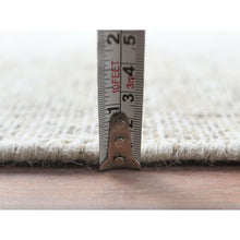 Load image into Gallery viewer, 4&#39;8&quot;x6&#39;2&quot; Ivory, Hand Knotted Vintage Persian Tabriz Cropped Thin, Distressed Look Shabby Chic Worn Wool, Oriental Rug FWR490284