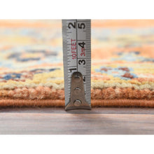Load image into Gallery viewer, 3&#39;x4&#39;10&quot; Burnt Orange Hand Knotted Pure Wool Natural Dyes, Afghan Peshawar with Bakshaish Design Oriental Rug FWR490368