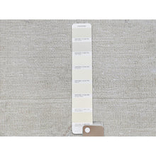 Load image into Gallery viewer, 1&#39;9&quot;x3&#39;6&quot; Ivory, Cropped Thin Distressed Look Worn Wool, Hand Knotted Old Persian Kerman Shabby Chic, Oriental Rug FWR491862