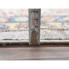 Load image into Gallery viewer, 9&#39;9&quot;x9&#39;9&quot; Silver Pink, Afghan Super Kazak with Geometric Medallions, Vegetable Dyes Dense Weave, Organic Wool Hand Knotted, Square Oriental Rug FWR493914