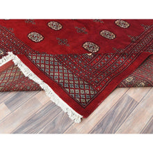 Load image into Gallery viewer, 12&#39;x15&#39; Deep and Rich Red, Hand Knotted Mori Bokara with Geometric Medallions Design, Extra Soft Wool, Oversized Oriental Rug FWR494358