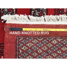 Load image into Gallery viewer, 12&#39;x17&#39;10&quot; Deep and Rich Red, Mori Bokara with Geometric Medallions Design, Natural Wool Hand Knotted, Oversized Oriental Rug FWR494370