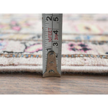 Load image into Gallery viewer, 6&#39;x8&#39;9&quot; Blush Pink, Afghan Super Kazak with Geometric Medallions, Natural Dyes Densely Woven, Soft Wool Hand Knotted, Oriental Rug FWR494712