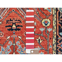 Load image into Gallery viewer, 3&#39;x4&#39;10&quot; Imperial Red, Afghan Peshawar with All Over Heriz Design, Natural Dyes, Extra Soft Wool, Hand Knotted, Oriental Rug FWR497502