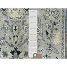 Load image into Gallery viewer, 2&#39;10&quot;x4&#39;10&quot; Beige, Afghan Peshawar with All Over Heriz Design, Natural Dyes, Natural Wool, Hand Knotted, Oriental Rug FWR497508