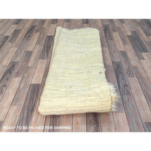 Load image into Gallery viewer, 10&#39;x10&#39; Bone Ivory, Ben Ourain Moroccan Berber Shilhah Design Natural Dyes, Organic Wool Hand Knotted, Round Oriental Rug FWR497910