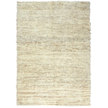 Load image into Gallery viewer, 12&#39;4&quot;x18&#39;1&quot; Ivory, Natural Dyes Pure Wool, Hand Knotted Ben Ourain Moroccan Berber Shilhah Design, Oversized Oriental Rug FWR497922