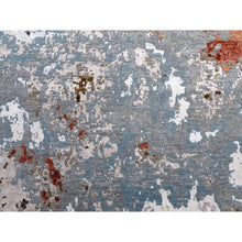 Load image into Gallery viewer, 11&#39;10&quot;x18&#39;3&quot; Gray Abstract Design, Hand Knotted with Densely Woven, Persian Knot Pure Wool Oversized Oriental Rug FWR498228