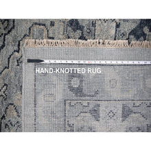 Load image into Gallery viewer, 13&#39;9&quot;x17&#39;9&quot; Silver Gray, Natural Wool Hand Knotted, Anatolian Design, Supple Collection Thick and Plush, Oversized Oriental Rug FWR504144