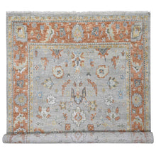 Load image into Gallery viewer, 11&#39;10&quot;x14&#39;9&quot; Tan Color, Oushak Design, Supple Collection Thick and Plush, Soft Wool Hand Knotted, Oversized Oriental Rug FWR504156