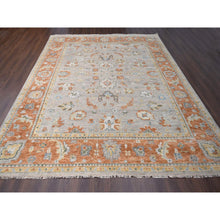 Load image into Gallery viewer, 11&#39;10&quot;x14&#39;9&quot; Tan Color, Oushak Design, Supple Collection Thick and Plush, Soft Wool Hand Knotted, Oversized Oriental Rug FWR504156
