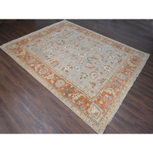 Load image into Gallery viewer, 11&#39;10&quot;x14&#39;9&quot; Tan Color, Oushak Design, Supple Collection Thick and Plush, Soft Wool Hand Knotted, Oversized Oriental Rug FWR504156