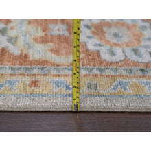 Load image into Gallery viewer, 11&#39;10&quot;x14&#39;9&quot; Tan Color, Oushak Design, Supple Collection Thick and Plush, Soft Wool Hand Knotted, Oversized Oriental Rug FWR504156