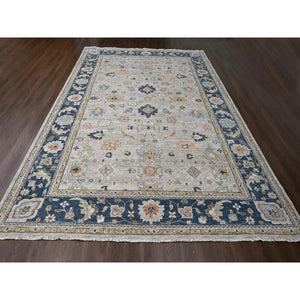 11'10"x17'10" Camel Color, Oushak Design, Supple Collection Thick and Plush, Extra Soft Wool Hand Knotted, Oversized Oriental Rug FWR504162