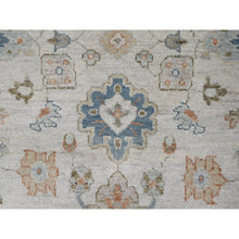 Load image into Gallery viewer, 12&#39;x17&#39;9&quot; Light Gray, Natural Wool Hand Knotted, Oushak Design, Supple Collection Thick and Plush, Oversized Oriental Rug FWR504204