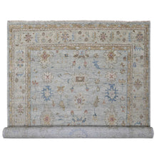 Load image into Gallery viewer, 12&#39;x17&#39;9&quot; Space Gray, Hand Knotted Oushak Design, Supple Collection Thick and Plush, Soft Wool, Oversized Oriental Rug FWR504366