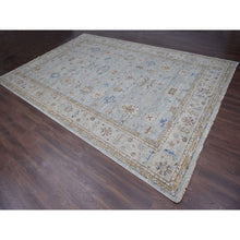 Load image into Gallery viewer, 12&#39;x17&#39;9&quot; Space Gray, Hand Knotted Oushak Design, Supple Collection Thick and Plush, Soft Wool, Oversized Oriental Rug FWR504366