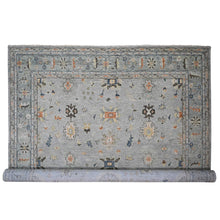 Load image into Gallery viewer, 14&#39;x17&#39;9&quot; Light Gray, Oushak Design, Supple Collection Thick and Plush, Extra Soft Wool, Hand Knotted, Oversized Oriental Rug FWR504774