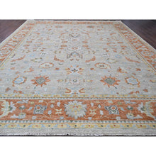 Load image into Gallery viewer, 14&#39;x18&#39;1&quot; Light Gray, Oushak Design, Supple Collection Thick and Plush, Soft Wool Hand Knotted, Oversized Oriental Rug FWR504780