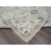 Load image into Gallery viewer, 12&#39;x17&#39;10&quot; Light Gray, Oushak with All Over Design Supple Collection, Thick and Plush, Extra Soft Wool, Hand Knotted, Oversized Oriental Rug FWR505122
