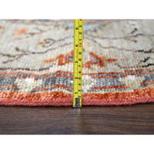 Load image into Gallery viewer, 8&#39;x8&#39; Burnt Orange, Oushak Design, Supple Collection, Thick and Plush, Extra Soft Wool, Hand Knotted, Round Oriental Rug FWR505542