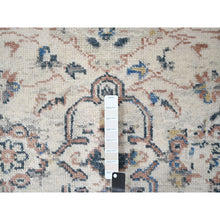 Load image into Gallery viewer, 12&#39;1&quot;x14&#39;9&quot; Ivory 100% Wool, Soft and Plush Pile, Supple Collection, Natural Dyes, Hand Knotted, Mahal Design, Oversized Oriental Rug FWR505986