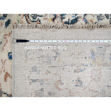 Load image into Gallery viewer, 12&#39;1&quot;x14&#39;9&quot; Ivory 100% Wool, Soft and Plush Pile, Supple Collection, Natural Dyes, Hand Knotted, Mahal Design, Oversized Oriental Rug FWR505986