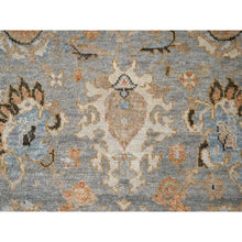 Load image into Gallery viewer, 11&#39;10&quot;x14&#39;10&quot; Grey and Ivory, 100% Wool, Hand Knotted Oushak Inspired Supple Collection, Plush and Lush, Oversize Oriental Rug FWR506124