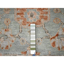 Load image into Gallery viewer, 11&#39;10&quot;x14&#39;8&quot; Sage Green, Hand Knotted, Supple Collection, Thick and Plush, Oushak Design, Natural Wool, Oversize Oriental Rug FWR506154